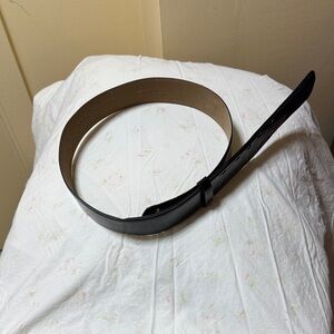 Ann Taylor Black Leather Belt